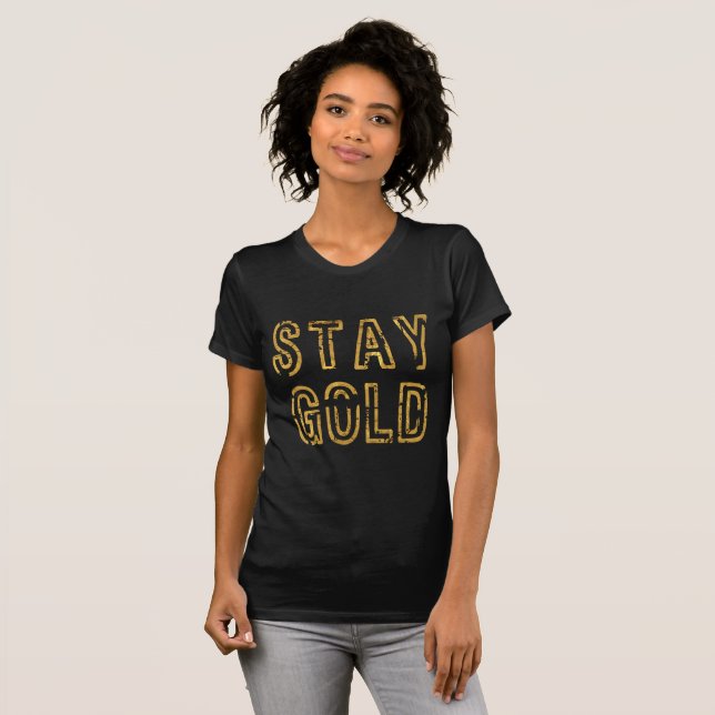 Camiseta Stay Gold (Anverso completo)