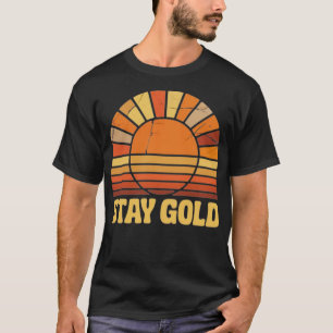 Camiseta Stay Gold - Outsiders Classic 1980 Retro