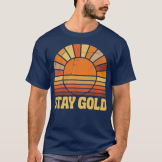 Camiseta Stay Gold - Outsiders Classic 1980 Retro