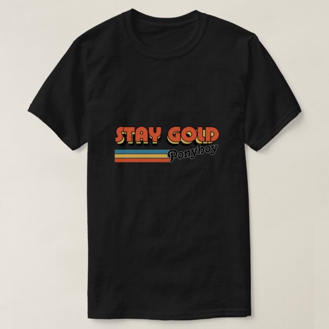 Camiseta Stay Gold Ponyboy Retro Movie Classic T-Shirt.png (Diseño del anverso)