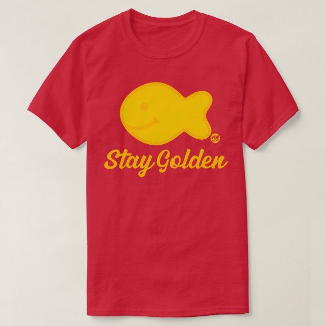 CAMISETA STAY GOLDEN (Diseño del anverso)