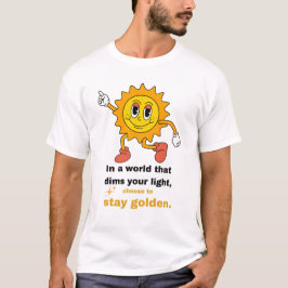 Camiseta Stay Golden Retro Sun T-Shirt
