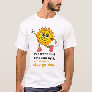 Camiseta Stay Golden Retro Sun T-Shirt