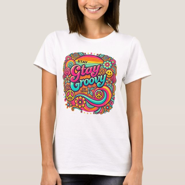 Camiseta Stay Groovy (Anverso)