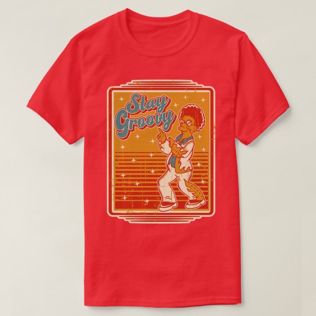 Camiseta Stay Groovy (Diseño del anverso)