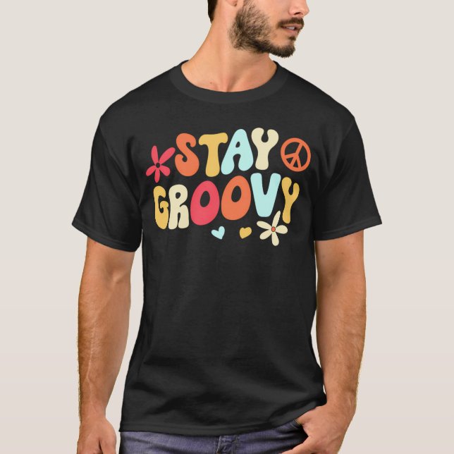 Camiseta Stay Groovy Hippie (Anverso)