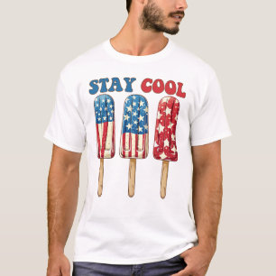 Camiseta Stay Guay 4 De Julio Popsicles Kids 4 De Julio