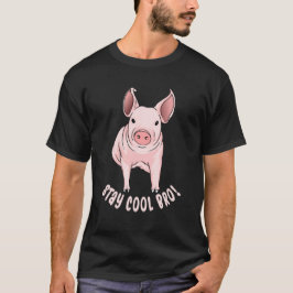 Camiseta Stay Guay Bro Funny Pig