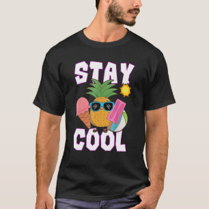 Camiseta Stay Guay Funny Pineapple Hello Summer Popsicle Va
