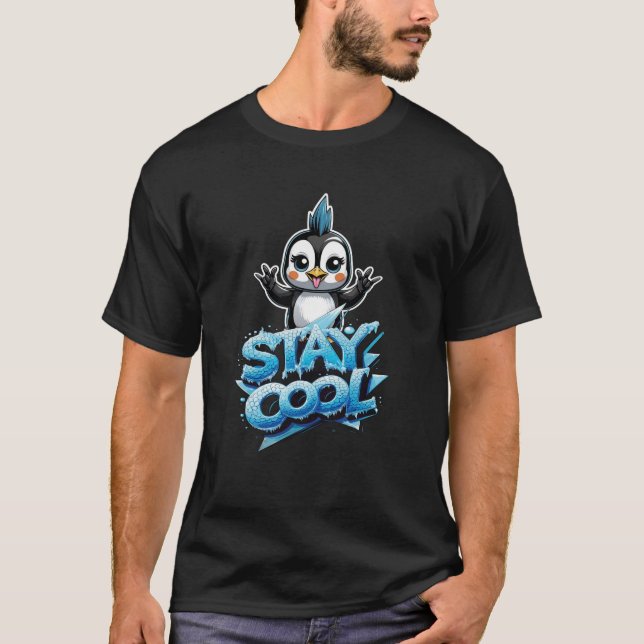Camiseta Stay Guay Penguin (Anverso)