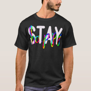Camiseta Stay Happy Typography