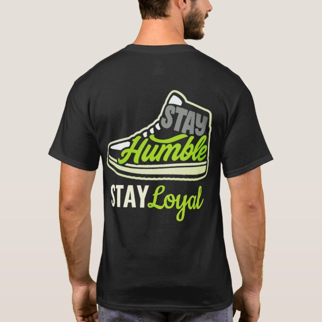 Camiseta Stay Humble Sneaker T-Shirt (Reverso)