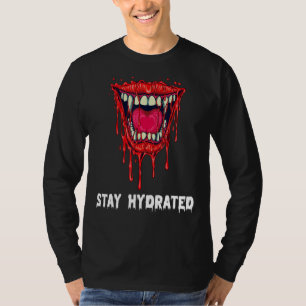 Camiseta Stay Hydred Halloween Vampire Fangs