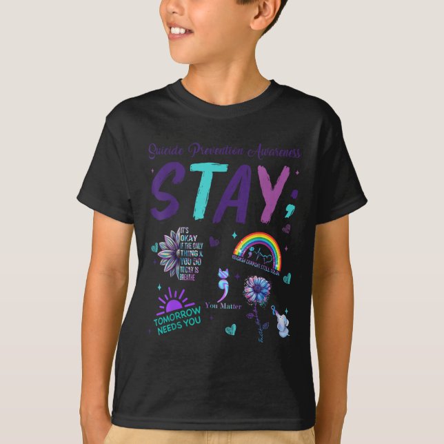Camiseta Stay It's Okay If The Only Thing You Do Today Is B (Anverso)