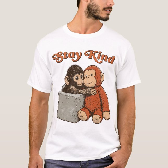 Camiseta Stay Kind Baby Monkey Punch (Anverso)