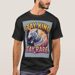 Camiseta Stay Kind Stay Rare | Bold Rare Animal Quote T-Shi