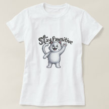 Camiseta Stay Pawsitive Cat