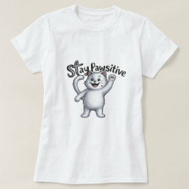 Camiseta Stay Pawsitive Cat