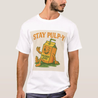 Camiseta Stay Pulp-y - Tee de jugo retro