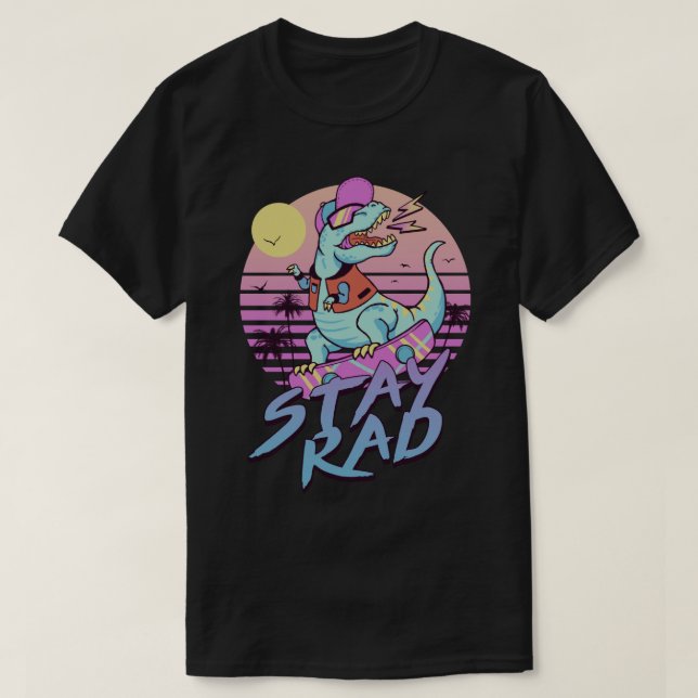 Camiseta Stay Rad (Diseño del anverso)