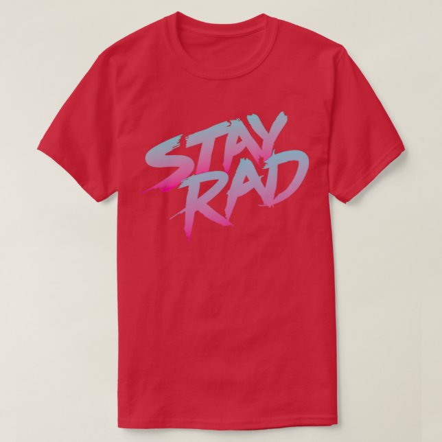 CAMISETA STAY RAD (Diseño del anverso)