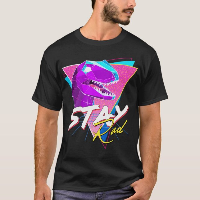 Camiseta Stay Rad 90S Raptor (Anverso)