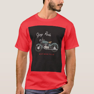 Camiseta "Stay Ride: para el verdadero entusiasta de la mot