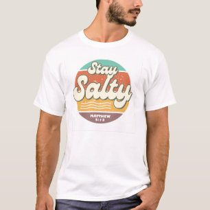 Camiseta Stay Salty Matthew 5:13 Christian T-Shirt