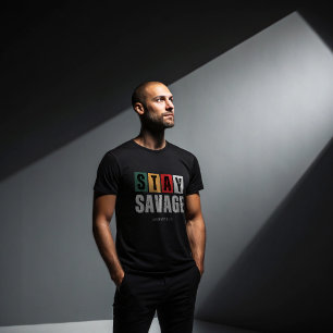 Camiseta Stay Savage   Gimnasio Alpha Mindset