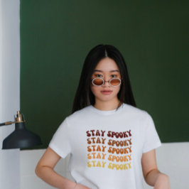 Camiseta Stay Spooky pastel Halloween Spooky diseño Spooky