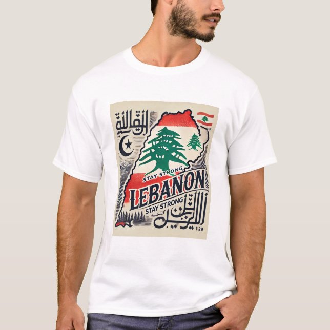 CAMISETA STAY STRONG LEBANON (Anverso)