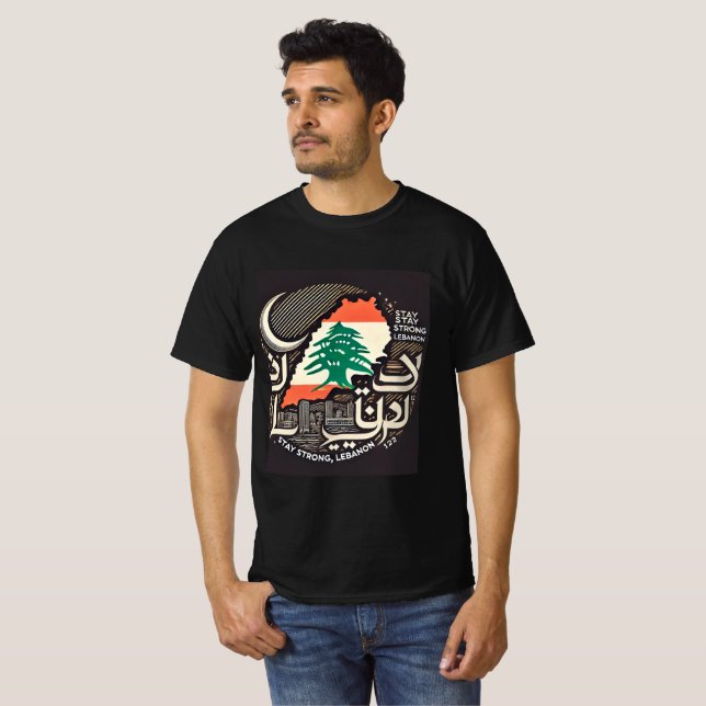CAMISETA STAY STRONG LEBANON (Anverso completo)