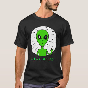 Camiseta Stay Weird Alien