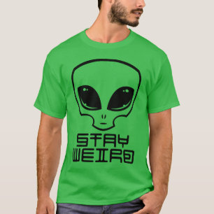 Camiseta Stay Weird Alien Head