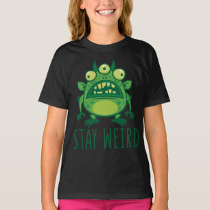 Camiseta Stay Weird Alien Monster