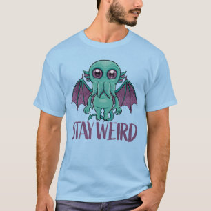 Camiseta Stay Weird Cute Cthulhu Monster