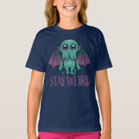 Stay Weird Cute Cthulhu Monster