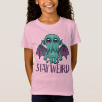 Stay Weird Cute Cthulhu Monster