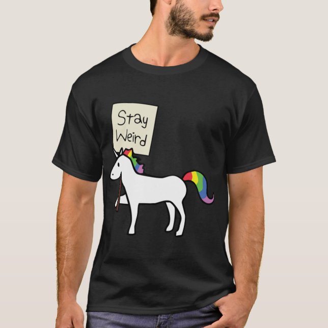 Camiseta Stay Weird family (Anverso)