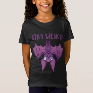 Camiseta Stay Weird Personalizado Bat