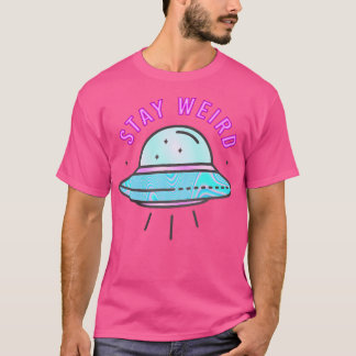 Camiseta Stay Weird - Ufo