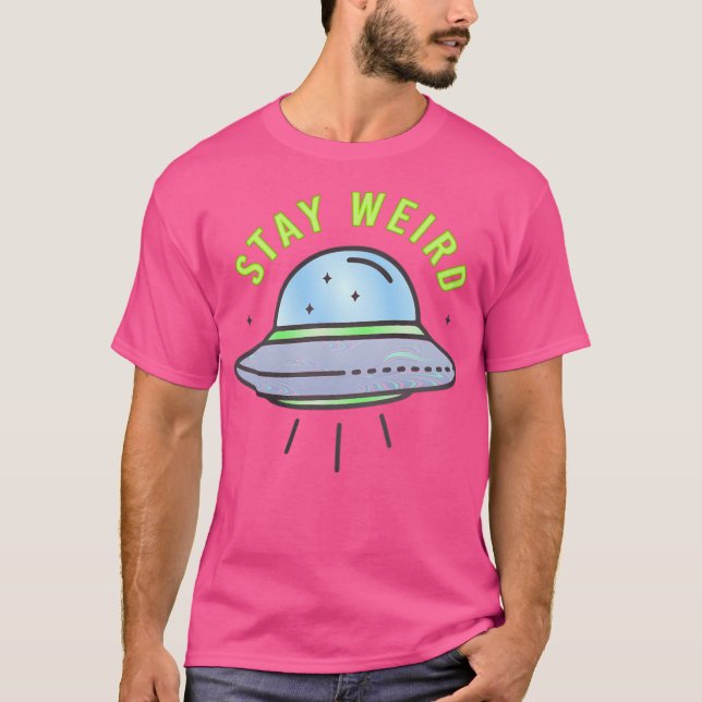 Camiseta Stay Weird - Ufo (Anverso)