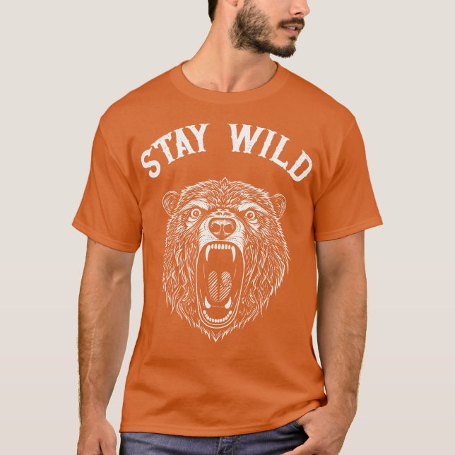 CAMISETA STAY WILD (Anverso)