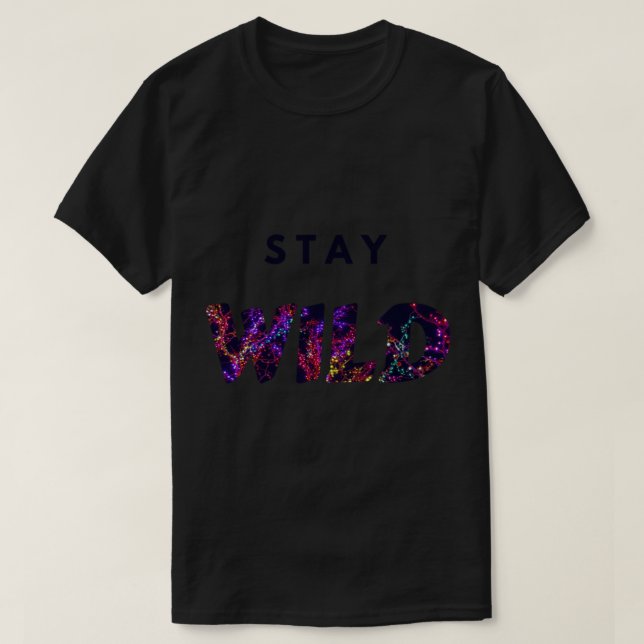 Camiseta Stay Wild Ben Azelart (Diseño del anverso)