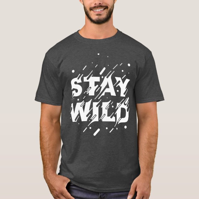 Camiseta Stay Wild Boho Style Shirt (Anverso)