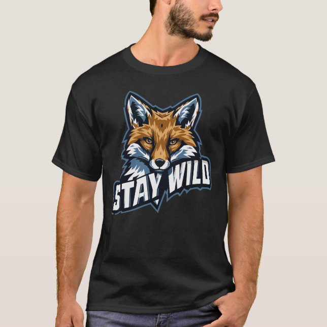 Camiseta STAY WILD – Natur & Abenteuer Motiv für Freigeiste (Anverso)