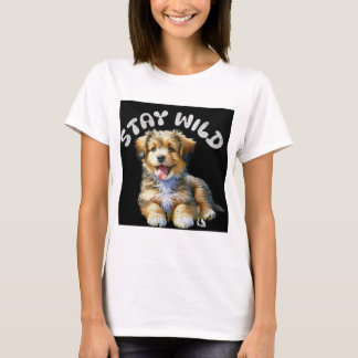 Camiseta Stay Wild Puppy