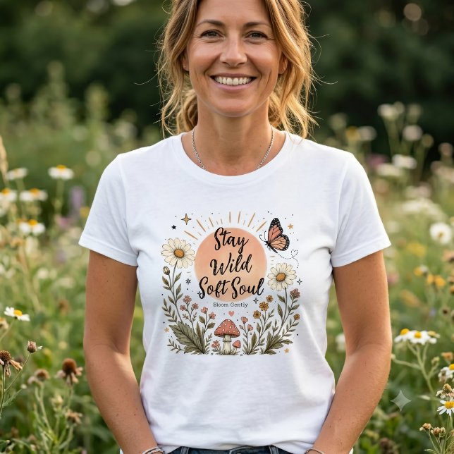 Camiseta Stay Wild Soft Soul (Subido por el creador)