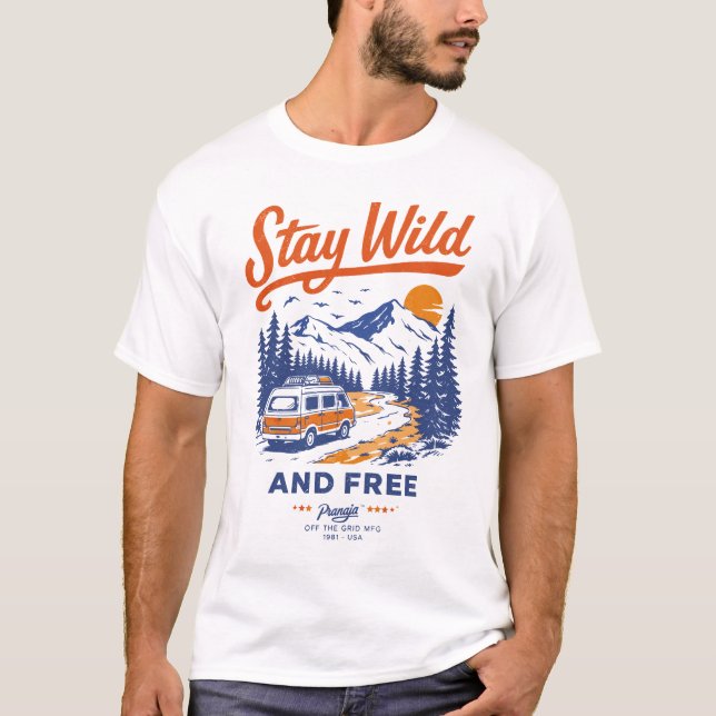 Camiseta Stay Wild Vanlife (Anverso)