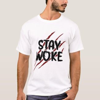 Camiseta Stay Woke Freddy Scary Nursery Rhyme Graphic